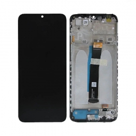 Xiaomi Poco C40 schermo / display (nero) (con una cornice) (originale)