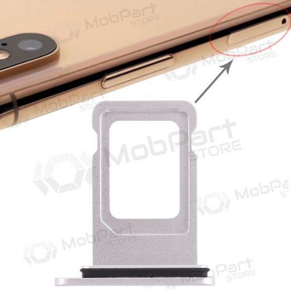 Apple iPhone XR (Dual) Porta SIM (bianca)