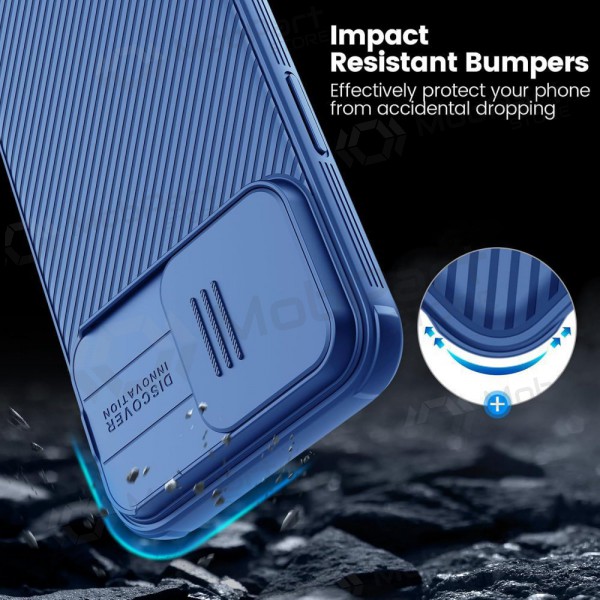 Apple iPhone 14 Pro custodia „Nillkin CamShield Pro“ (blu)