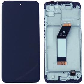 Xiaomi Redmi 10 2022 schermo / display (nero) (con una cornice) (originale)
