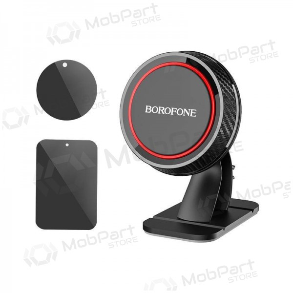 Automobilinis universale telefono laikiklis Borofone BH13 Journey, tvirtinamas ant prietaisų skydelio, magnetinis