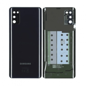 Samsung A415 Galaxy A41 2020 coperchio batteria posteriore (nero) (usato grade C, originale)