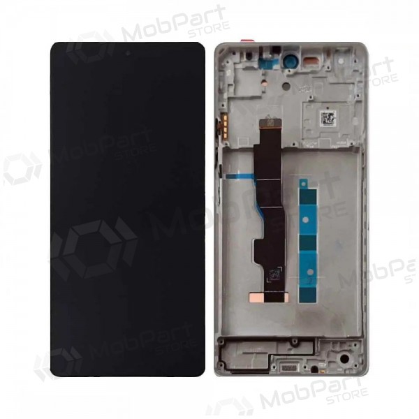 Xiaomi Redmi Note 13 5G schermo / display (Arctic White) (con una cornice) (originale) Xiaomi Redmi Note 13 5G schermo / display (Arctic White) (con una cornice) (originale)