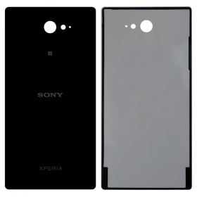 Sony Xperia M2 D2303 / Xperia M2 Aqua D2403 coperchio batteria posteriore (nero) (usato grade A, originale)