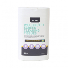 Wet wipes PLATINET for LCD / TFT screens PLATINET 11x9,4cm (100pz)