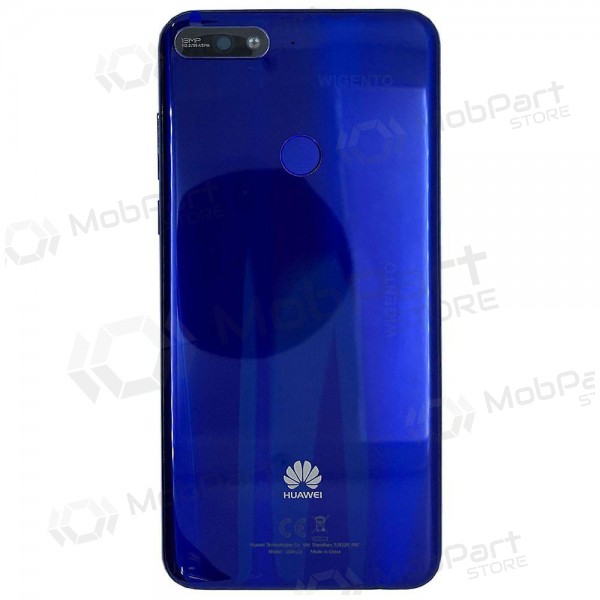 Huawei Y7 2018 coperchio batteria posteriore (blu) (usato grade C, originale) Huawei Y7 2018 coperchio batteria posteriore (blu) (usato grade C, originale)