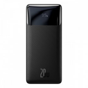 Batteria esterna Power Bank Baseus Bipow 20W 10000mAh + MicroUSB 0.25m nero PPBD050301