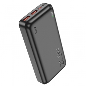Batteria esterna Power Bank Hoco J101A PD 20W+Quick Charge 3.0 22.5W 20000mAh nero