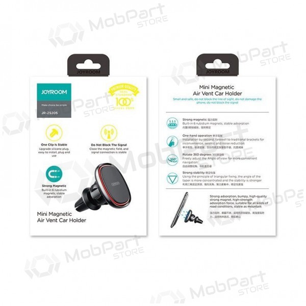 Porta cellulare da auto Joyroom JR-ZS205 (dashboard) magnetinis nero