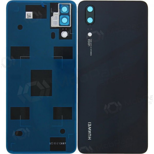 Huawei P20 coperchio batteria posteriore (nero) (usato grade A, originale)