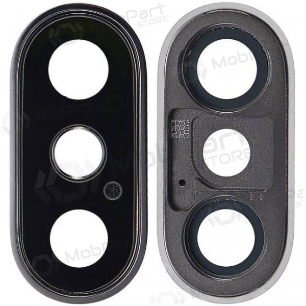 Apple iPhone XS / XS Max vetro della fotocamera (d'argento) (con una cornice) Apple iPhone XS / XS Max vetro della fotocamera (d'argento) (con una cornice)