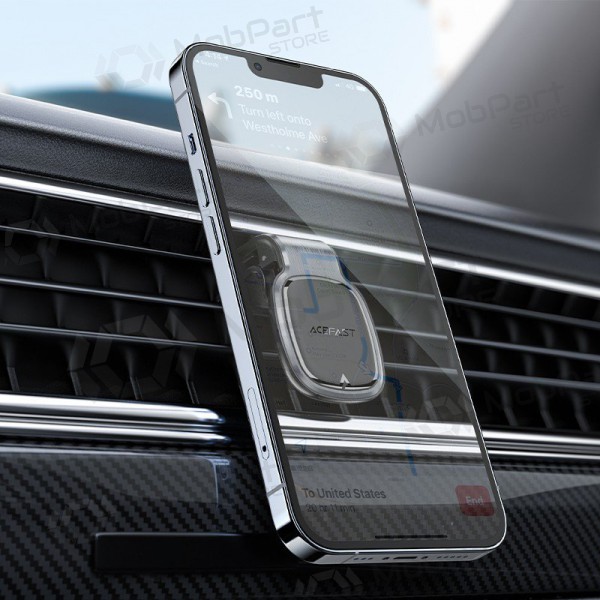 Porta cellulare da auto Acefast D16, tvirtinamas ant ventiliacijos grotelių, magnetinis