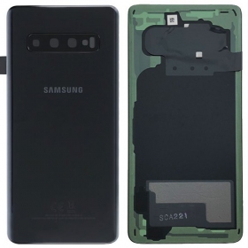 Samsung G973 Galaxy S10 coperchio batteria posteriore nero (Prism Black) (usato grade C, originale)