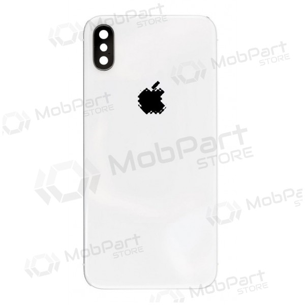 Apple iPhone X coperchio batteria posteriore (d'argento) (usato grade B, originale) Apple iPhone X coperchio batteria posteriore (d'argento) (usato grade B, originale)