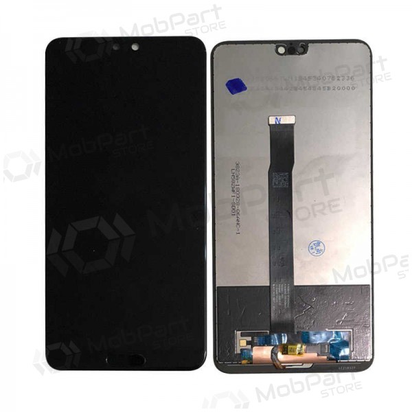 Huawei P20 schermo / display (nero) (su Home mygtuku) Huawei P20 schermo / display (nero) (su Home mygtuku)