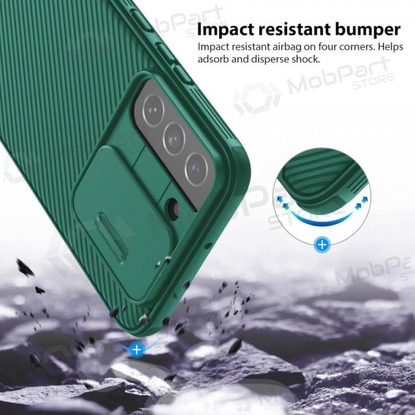 Samsung Galaxy S24 Plus custodia „Nillkin CamShield Pro“ (verde) Samsung Galaxy S24 Plus custodia „Nillkin CamShield Pro“ (verde)