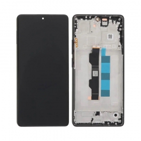 Xiaomi Redmi Note 13 Pro 4G, Poco M6 Pro 4G schermo / display (nero) (con una cornice) (OLED)