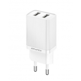 Caricatore Awei C15-EU 2xUSB-A 10W bianca