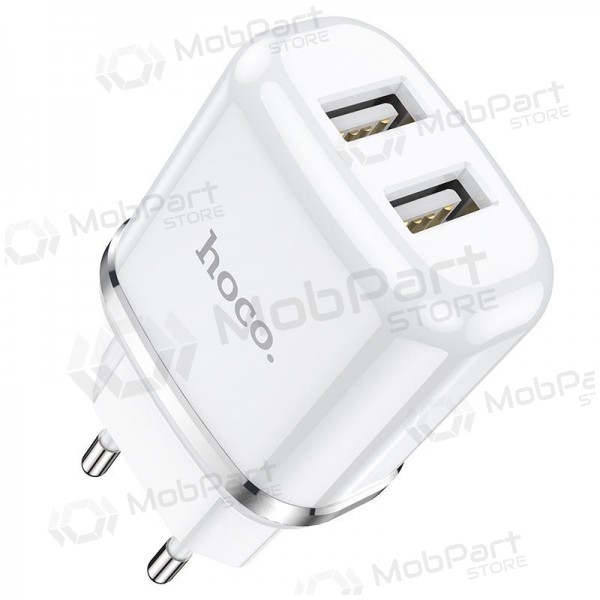 Caricabatterie Hoco N4 2x USB (2.4A) Bianco