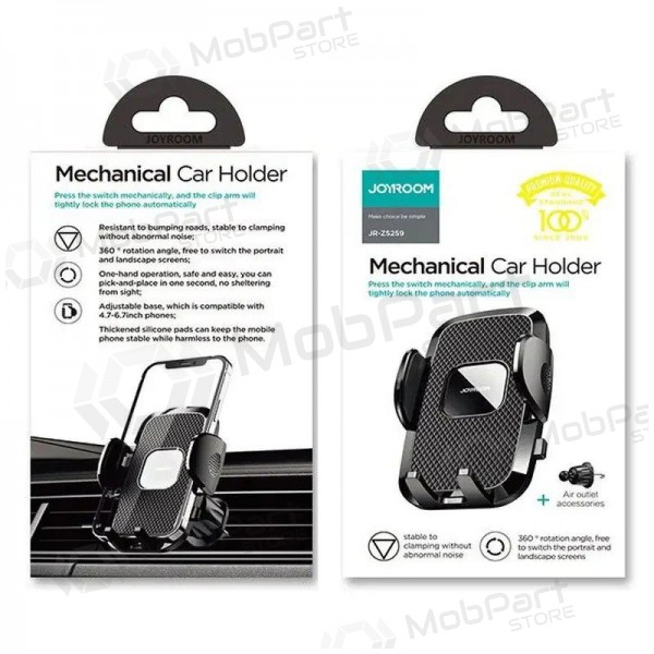 Porta cellulare da auto Joyroom JR-ZS259 (air vent) nero