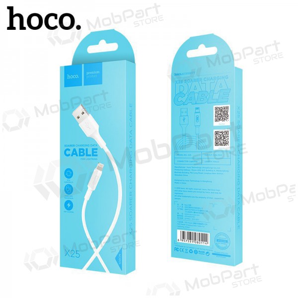 USB cavo HOCO X25 lightning 1.0m (bianca) USB cavo HOCO X25 lightning 1.0m (bianca)