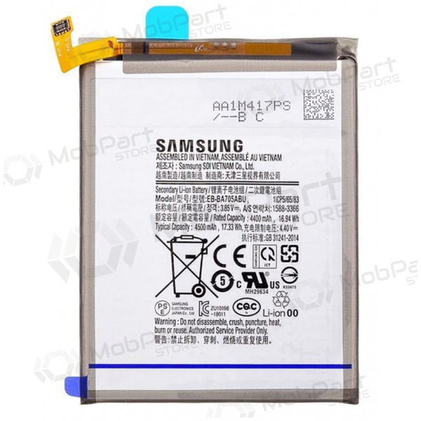 Samsung Galaxy A70 batteria, akumuliatorius (originale) Samsung Galaxy A70 batteria, akumuliatorius (originale)