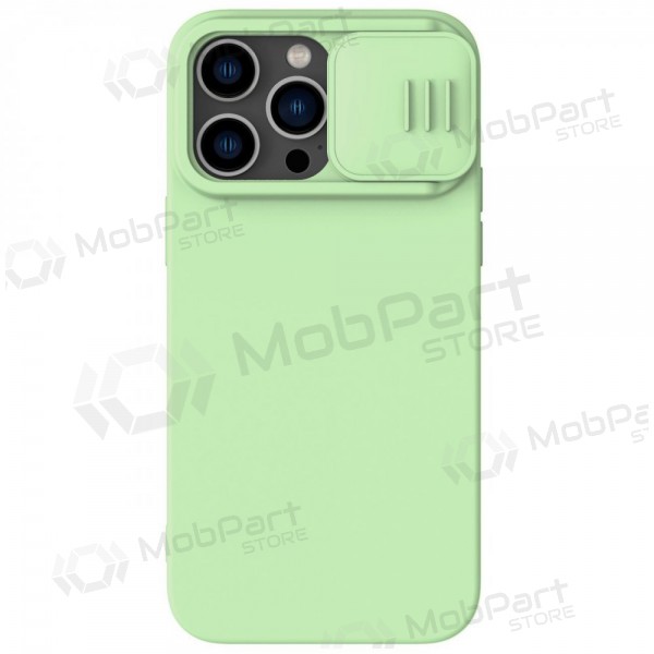 Apple iPhone 15 Pro custodia „Nillkin Silicone“ (verde chiaro) Apple iPhone 15 Pro custodia „Nillkin Silicone“ (verde chiaro)