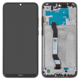 Xiaomi Redmi Note 8 / Note 8 2021 schermo / display (nero) (con una cornice) (originale)