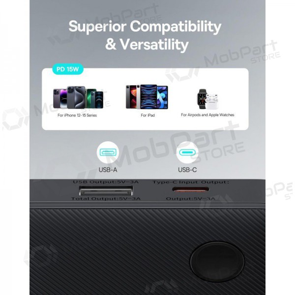 Batteria esterna Power Bank Baseus Airpow Lite 15W 10000mAh nero P10067500123-00