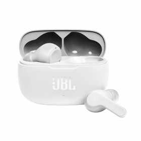 senza filis ausinės JBL Wave 200 TWS baltos