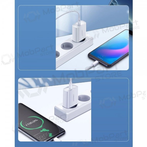 Caricatore buitinis Ugreen CD137 USB-C 20W 3A bianca