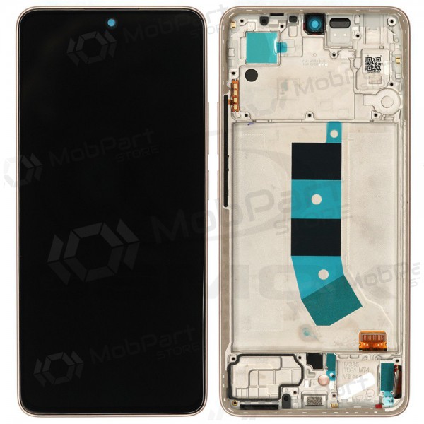 Xiaomi Redmi Note 13 4G schermo / display (Prism Gold) (con una cornice) (originale) Xiaomi Redmi Note 13 4G schermo / display (Prism Gold) (con una cornice) (originale)
