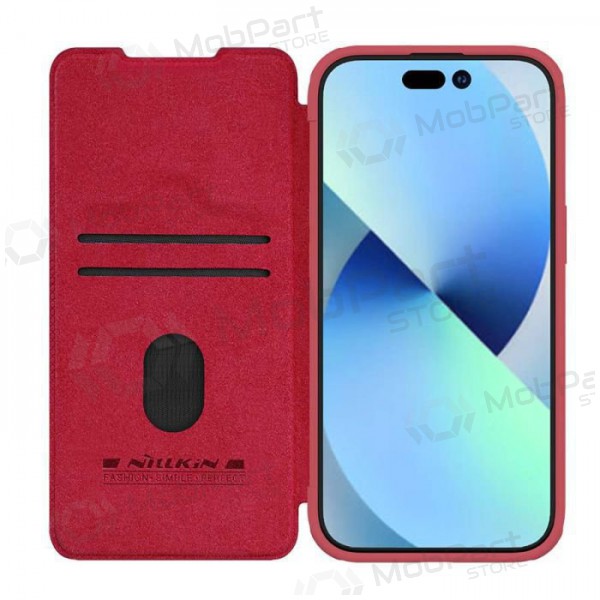 Apple iPhone 14 Pro custodia „Nillkin Leather“ (rosso)