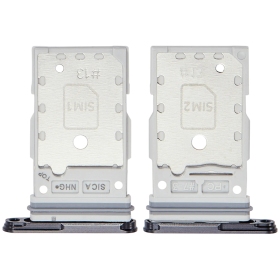 Samsung Galaxy S25, S25+ Carrellino porta SIM Dual SIM (nero) (originale)