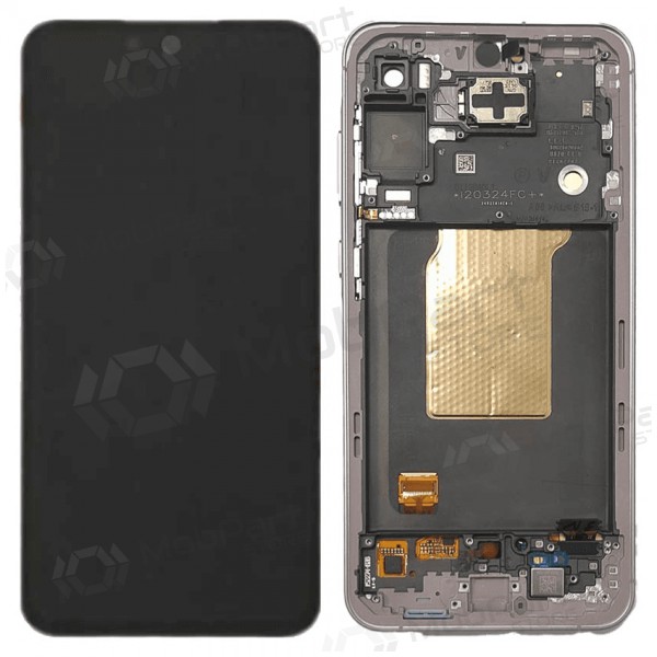 Samsung Galaxy A55 schermo / display (Awesome Lilac) (con una cornice) (originale) Samsung Galaxy A55 schermo / display (Awesome Lilac) (con una cornice) (originale)