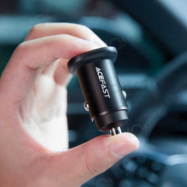 Caricatore automobilinis Acefast B1 Mini 38W USB-C+USB-A nero