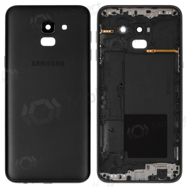 Samsung J600 Galaxy J6 2018 coperchio batteria posteriore (nero) (usato grade A, originale) Samsung J600 Galaxy J6 2018 coperchio batteria posteriore (nero) (usato grade A, originale)