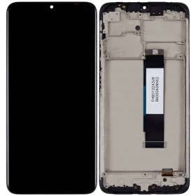 Xiaomi Redmi Note 9 schermo / display (grigio) (con una cornice) (Premium)