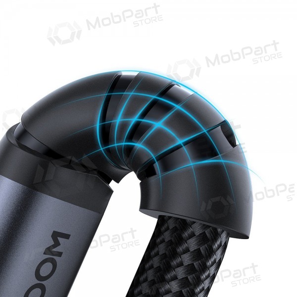 Audio cavo Joyroom SY-A08 3,5mm to 3,5mm 1.2m nero