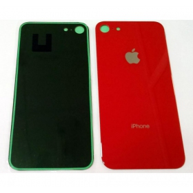 Apple iPhone 8 coperchio batteria posteriore (rosso) (bigger hole for camera)