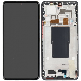 Xiaomi 12T / 12T Pro schermo / display (nero) (con una cornice) (Premium)