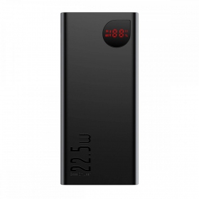 Batteria esterna Power Bank Baseus Adaman 22.5W 20000mAh + Type-C 0.3m nero PPAD070101