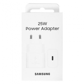 Caricatore originale Samsung EP-T2510NWEGEU 25W nel pacchetto bianca