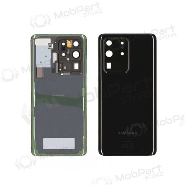 Samsung G988 Galaxy S20 Ultra coperchio batteria posteriore nero (Cosmic Black) (usato grade A, originale)