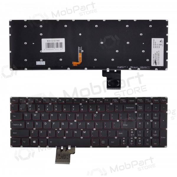 LENOVO Erazer: Y50, Y50-70, Y70-70; Ideapad: U530 tastiera (con illuminazione) LENOVO Erazer: Y50, Y50-70, Y70-70; Ideapad: U530 tastiera (con illuminazione)