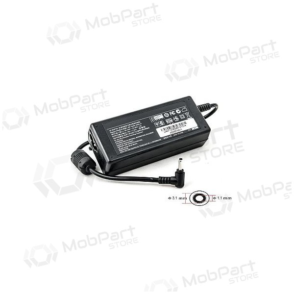 ASUS 45W: 19V, 2.37 caricatore per computer portatile ASUS 45W: 19V, 2.37 caricatore per computer portatile