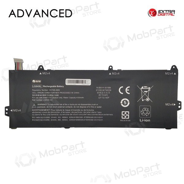 HP LG04XL, 4100mAh batteria del computer portatile, Advanced HP LG04XL, 4100mAh batteria del computer portatile, Advanced