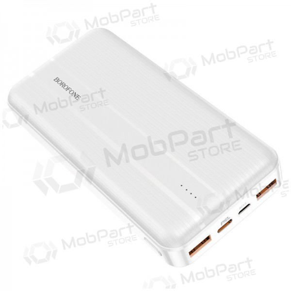 Batteria esterna Power Bank Borofone BJ9A Type-C PD+Quick Charge 3.0 (3A) 20000mAh bianco Batteria esterna Power Bank Borofone BJ9A Type-C PD+Quick Charge 3.0 (3A) 20000mAh bianco