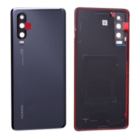 Huawei P30 coperchio batteria posteriore (nero) (usato grade C, originale)