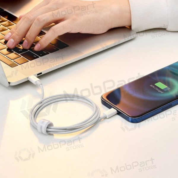 USB cavo Baseus Superior Type-C - Lightning PD 20W 1.0m (bianca) CATLYS-A02